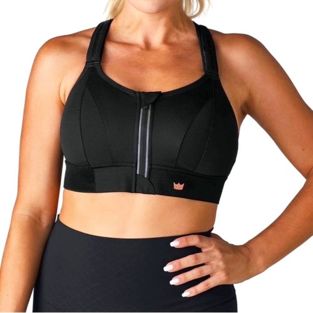 SHEFIT Black Adjustable Sports Bra